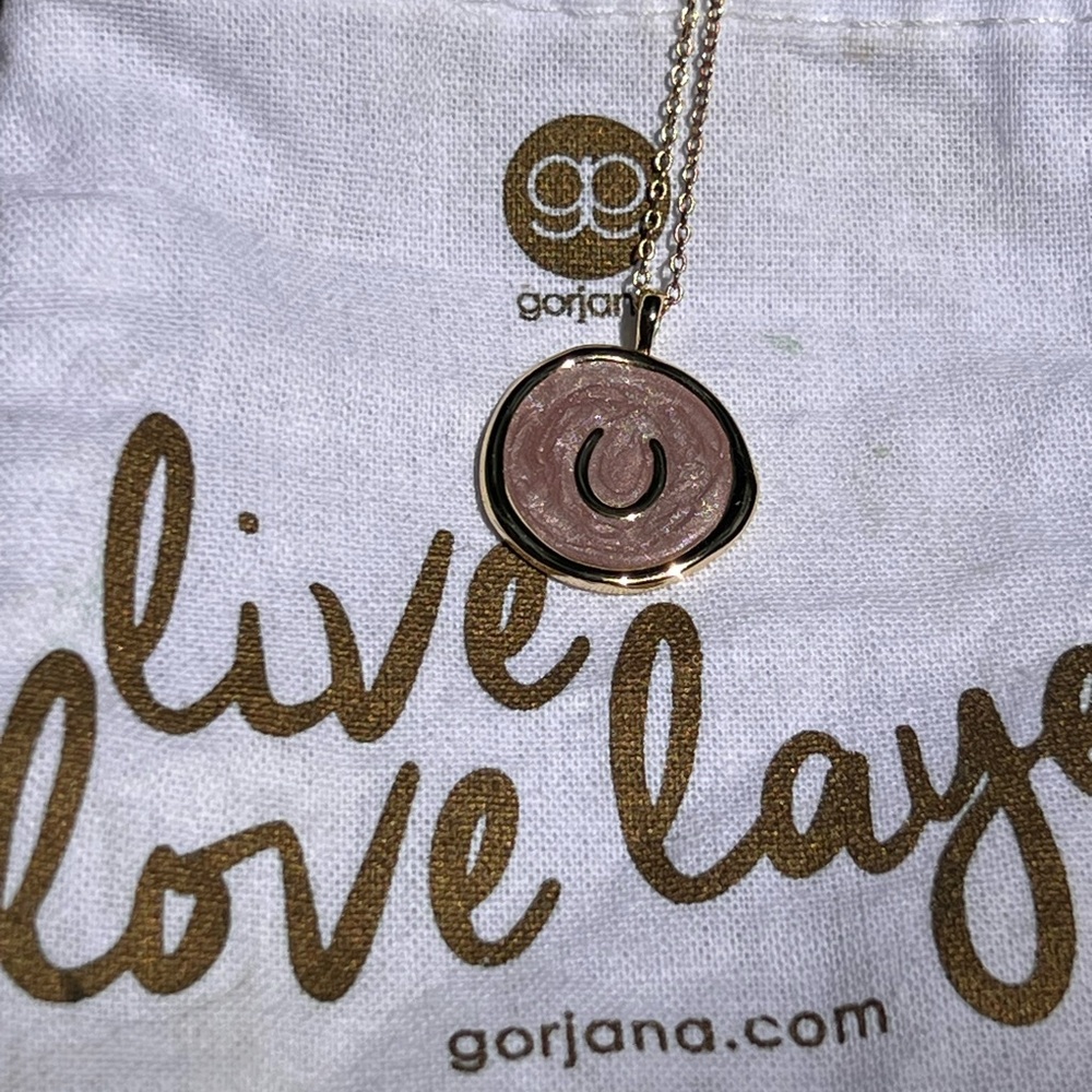 Gorjana Pink Pendant Necklace - Picture 2 of 3